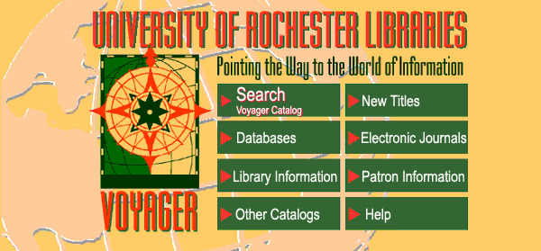 University of Rochester Libraries Voyager System